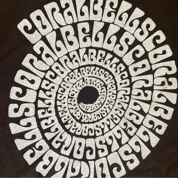 New coral bells folk band t shirt Sz small unisex soft cotton band tee - Picture 2 of 4